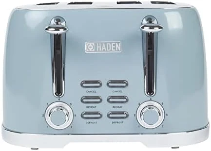 Aden Heritage Toaster, Wide Slot With Removable Crumb Tray And Settings (Ivory/Copper, 4 Slice) 11 Aden Heritage Toaster, Wide Slot With Removable Crumb Tray And Settings (Ivory/Copper, 4 Slice) - Image 9