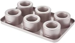 Popover Cake Pan, 6-Cavity Non-Stick Yorkshire Muffin Cupcake Pan Bakeware For Oven Baking (Champagne Gold) -Wilton Shop 31NNlVL429L. AC