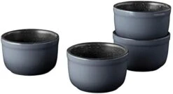 BergHOFF HOFF GEM Stone Set Of 4pc Ramekin 3.5"x 3.5" 0.23 Qt. Round Black Even Baking Matt Enamel Finish Oven, Microwave & Dishwasher Safe 16 BergHOFF HOFF GEM Stone Set Of 4pc Ramekin 3.5"x 3.5" 0.23 Qt. Round Black Even Baking Matt Enamel Finish Oven, Microwave & Dishwasher Safe -Wilton Shop 31NrQQarfxL. AC