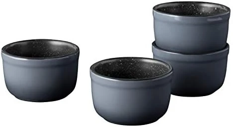 BergHOFF HOFF GEM Stone Set Of 4pc Ramekin 3.5"x 3.5" 0.23 Qt. Round Black Even Baking Matt Enamel Finish Oven, Microwave & Dishwasher Safe 9 BergHOFF HOFF GEM Stone Set Of 4pc Ramekin 3.5"x 3.5" 0.23 Qt. Round Black Even Baking Matt Enamel Finish Oven, Microwave & Dishwasher Safe - Image 7
