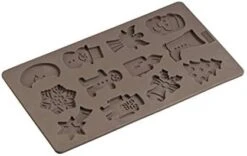 Lurch Germany FlexiForm Silicone Madeleine Baking Tray With 9 Molds - Brown -Wilton Shop 31NuEONo2IL. AC