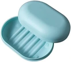 Soap Container Travel Travel Handmade Soap Box Super Seal With Lid Soap Box With Lid Leak-Proof Water Candy Color (Color : Light Blue) -Wilton Shop 31OPLFpG0uL. AC