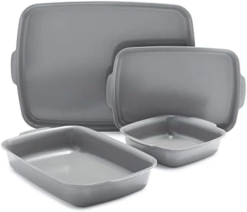 Greenpan Premiere Ovenware Healthy Ceramic Nonstick 1 Lb. Loaf Baking Pan, Cast Aluminum, Warp-Free, Oven And Broiler Safe To 600F,Dishwasher Safe, PFAS-Free, Gray 9 Greenpan Premiere Ovenware Healthy Ceramic Nonstick 1 Lb. Loaf Baking Pan, Cast Aluminum, Warp-Free, Oven And Broiler Safe To 600F,Dishwasher Safe, PFAS-Free, Gray - Image 7