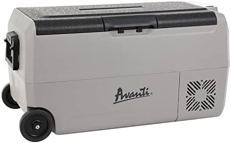 Avanti PDR50L34G Cooler Portable Refrigerator And Freezer With 50 Liter Capacity, Adjustable Zone Separation, Easy-Pull Rolling Design, LED Lights, AC/DC, 50-Liter, Grey 9 Avanti PDR50L34G Cooler Portable Refrigerator And Freezer With 50 Liter Capacity, Adjustable Zone Separation, Easy-Pull Rolling Design, LED Lights, AC/DC, 50-Liter, Grey - Image 7