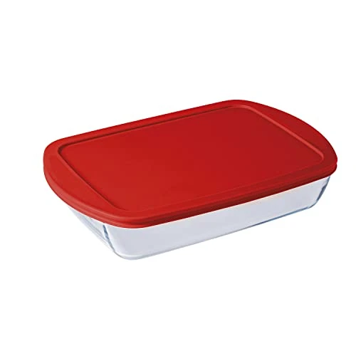 FTE RECT RED WITH LID 40 X 27 Cm 4.5 L OCU 3 FTE RECT RED WITH LID 40 X 27 Cm 4.5 L OCU