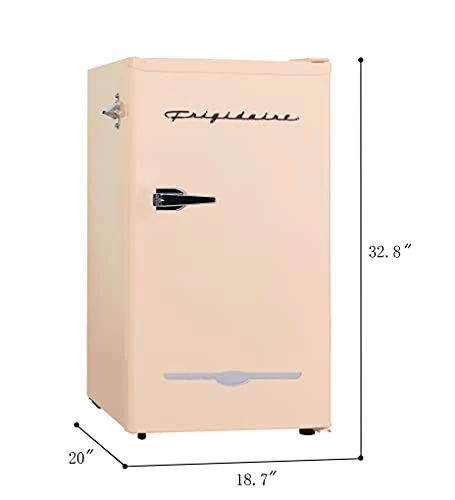 FRIGIDAIRE EFR376-CORAL Retro Bar Fridge Refrigerator With Side Bottle Opener, 3.2 Cu. Ft, Coral & Bissell Featherweight Stick Lightweight Bagless Vacuum With Crevice Tool, 2033, Blue 4 FRIGIDAIRE EFR376-CORAL Retro Bar Fridge Refrigerator With Side Bottle Opener, 3.2 Cu. Ft, Coral & Bissell Featherweight Stick Lightweight Bagless Vacuum With Crevice Tool, 2033, Blue - Image 2