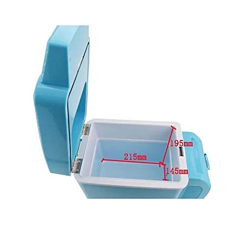 TONPOP Refrigerator Freezer Ice Cooler Dual Use Hot/Cold Refrigerator 7L/Small Multi Purpose Refrigerator Mini Portable Car/suitable For Dual Use Car (Red) 4 TONPOP Refrigerator Freezer Ice Cooler Dual Use Hot/Cold Refrigerator 7L/Small Multi Purpose Refrigerator Mini Portable Car/suitable For Dual Use Car (Red) - Image 2