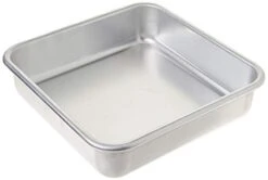 - 47500 Nordic Ware Naturals Aluminum Commercial 8" X 8" Square Cake Pan, 8 By 8 Inches, Silver