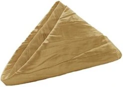 - 10 Pack 20 Inch Crinkle Taffeta Cloth Napkins Champagne, Oversized, Double Folded And Hemmed Table Linen Napkin, Restaurant And Hotel Multi Use -Wilton Shop 31Po840jcUL. AC