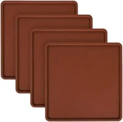 4 PCS 14x14 Inch Silicone Dehydrator Mats With Edge Square Silicone Sheets Non-stick Silicone Fruit Trays Reusable Fruit Leather Trays For Dehydrator High Temperature Resistance Roll Up Trays For Fruits Meat Vegetables Herbs 17 4 PCS 14x14 Inch Silicone Dehydrator Mats With Edge Square Silicone Sheets Non-stick Silicone Fruit Trays Reusable Fruit Leather Trays For Dehydrator High Temperature Resistance Roll Up Trays For Fruits Meat Vegetables Herbs -Wilton Shop 31Q7R7RfILL. AC