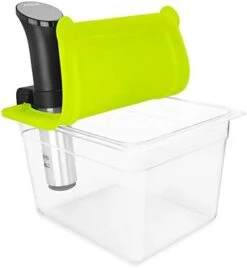 Sous Vide Container With Universal Silicone Lid And Sous Vide Rack And Container Sleeve Compatible With Anova All Models,Breville Joule, Instant Pot Sous Vide Cooker (KIT-TY-GJ) -Wilton Shop 31QAATCqmnL. AC