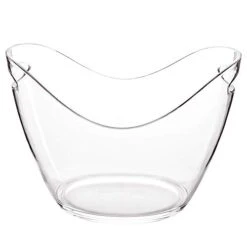 Ice Bucket Clear Acrylic 8 Liter Plastic Tub For Drinks And Parties, Food Grade, Holds 5 Full-Sized Bottles And Ice 1 -Wilton Shop 31QQIFzRH8L