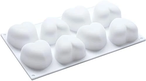 Heart Chocolate Mold, 7.8" Big Breakable Diamond Heart Silicone Cake Mould, Love Shape Maker Baking Tool For Chocolate Mousse Dessert Candy, Good Gifts For Birthday, Valentines Day, Oven Safe 13 Heart Chocolate Mold, 7.8" Big Breakable Diamond Heart Silicone Cake Mould, Love Shape Maker Baking Tool For Chocolate Mousse Dessert Candy, Good Gifts For Birthday, Valentines Day, Oven Safe - Image 11