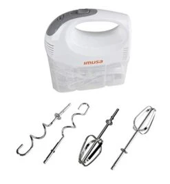 MUSA USA Hand Mixer With Case 5-Speed ,White -Wilton Shop 31RAuIRRVOL