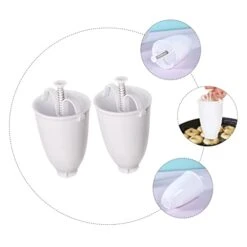 2pcs Donut Maker Pastry Tools Molde Para Pastel Cookie Mold Doughnut Making Tool Doughnut Maker Donuts Pastry Maker Pp Donut Cake Machine White DIY Donut Tool -Wilton Shop 31RGfTQA8yL