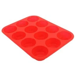 RAKUTE Muffin Pan, 12 Cups Cupcake Pan Silicone Muffin Tin Easy Release For Baking DIY Making Cakes Cornbread Quiche Muffin Egg Cups Pan 13 RAKUTE Muffin Pan, 12 Cups Cupcake Pan Silicone Muffin Tin Easy Release For Baking DIY Making Cakes Cornbread Quiche Muffin Egg Cups Pan -Wilton Shop 31RcHAyRGtL