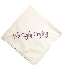Perfect Bridesmaid Gift No Ugly Crying Wedding Handkerchief Embroidered Set Of 8 Wedding Favors- Bridal Party Favors(Black) -Wilton Shop 31Re1oHk7aL. AC