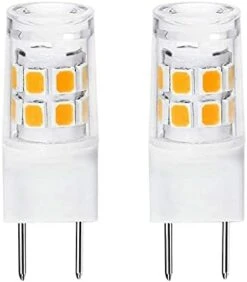 8 Led Bulb Dimmable Under Microwave Light Bulb 50W Halogen Replacement For GE Samsung LG Over The Range Microwave Hood, 120V 5W 500LM Daylight White 6000K, Replaces WB08X10057 WB08X10051, 2-Pack -Wilton Shop 31RhaTvVhES. AC