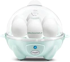 C322CW Rapid Egg Cooker, 7 Easy-To-Peel, Hard, Medium, Soft Boiled Eggs, Auto Shut-Off, Alarm, 16-Recipe Booklet, Classic White -Wilton Shop 31Rpr5tLiCL. AC
