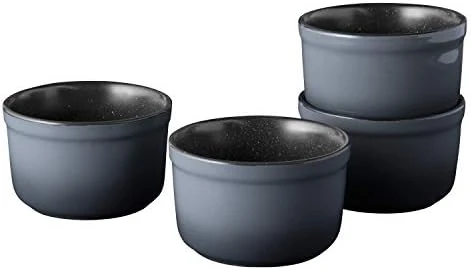 BergHOFF HOFF GEM Stone Set Of 4pc Ramekin 3.5"x 3.5" 0.23 Qt. Round Black Even Baking Matt Enamel Finish Oven, Microwave & Dishwasher Safe 10 BergHOFF HOFF GEM Stone Set Of 4pc Ramekin 3.5"x 3.5" 0.23 Qt. Round Black Even Baking Matt Enamel Finish Oven, Microwave & Dishwasher Safe - Image 8