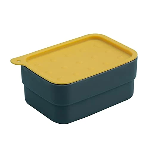 Soap Dishes, Sealed Portable Soap Box With Lid Home Travel Soap Box With Lock Buckle Plastic Soap Box (Color : Blue) 3 Soap Dishes, Sealed Portable Soap Box With Lid Home Travel Soap Box With Lock Buckle Plastic Soap Box (Color : Blue)