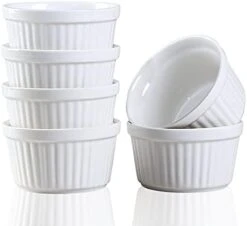 Ramekins 6oz Oven Safe,Creme Brulee Ramekins And Souffle Dishes,Porcelain Ramekin Baking Bowls,Dipping Sauce Dish.Pudding Cups,Set Of 6,Colorful. (Colorful) -Wilton Shop 31S58oeU0SL. AC