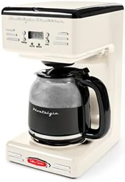 Retro 12-Cup Programmable Coffee Maker, Yellow -Wilton Shop 31S7xoZLFdL. AC
