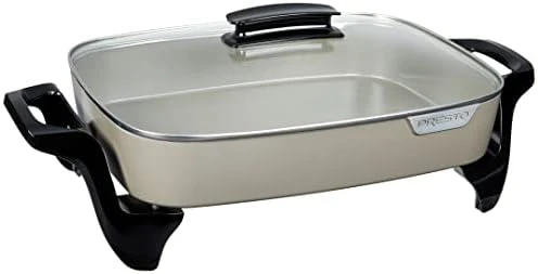 Presto , Grey Ceramic 06856" Electric Skillet, 16" 8 Presto , Grey Ceramic 06856" Electric Skillet, 16" - Image 6