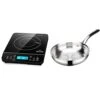 Portable Induction Cooktop, Countertop Burner Induction Hot Plate, Black 9610LS BT-200DZ & Whole-Clad Tri-Ply Stainless Steel Stir-Fry Pan Kitchen Induction Cookware 10 Inches 2 Portable Induction Cooktop, Countertop Burner Induction Hot Plate, Black 9610LS BT-200DZ & Whole-Clad Tri-Ply Stainless Steel Stir-Fry Pan Kitchen Induction Cookware 10 Inches -Wilton Shop 31Sq4pMfKFL