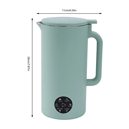 Automatic Soy Milk Machine Fruit Juicer Vegetable Blender Filter Soybean 350ml Machine Bean Breaker Soy Milk Maker Automatic Cleaning Nutrition Maker (Green) 4 Automatic Soy Milk Machine Fruit Juicer Vegetable Blender Filter Soybean 350ml Machine Bean Breaker Soy Milk Maker Automatic Cleaning Nutrition Maker (Green) - Image 2