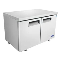  USA MGF8402GR 48.25'' 2 Section Undercounter Refrigerator With 2 Left/Right Hinged Solid Doors And Side/Rear Breathing Compressor -Wilton Shop 31TG1Mg412L
