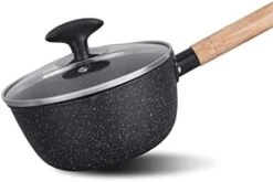 HICK Cookware And Pot Set Porridge Soup Milk Pot Non-stick Breakfast Cooker Set Kitchen Utensils (Size : 20cm In Diameter) -Wilton Shop 31THFHd80nL. AC