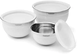 Cuisinart Mixing Bowl Set, Stainless Steel, 3-Piece, CTG-00-SMB -Wilton Shop 31TLeiWORL. AC