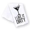 Handmade Funny Kitchen Towel - I Like It Dirty - 100% Cotton Funny Hand Bar Towels For Kitchen - 28x28 Inch Perfect For Housewarming-Christmas-Mothers’ Day-Birthday Gift 2 Handmade Funny Kitchen Towel - I Like It Dirty - 100% Cotton Funny Hand Bar Towels For Kitchen - 28x28 Inch Perfect For Housewarming-Christmas-Mothers’ Day-Birthday Gift -Wilton Shop 31TprMHL00S