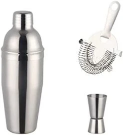 TWDYC 3PCS Stainless Steel Rainbow Boston Cocktail Set 750ml Cocktail Shaker Set With Strainer Measure Cup Bartender Kit Bar Tool Set (Color : D) -Wilton Shop 31TtigSJuS. AC