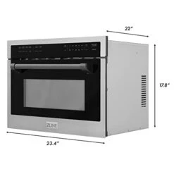 INE Autograph Edition 24" 1.6 Cu Ft. Built-in Convection Microwave Oven In Stainless Steel And Matte Black Accents 13 INE Autograph Edition 24" 1.6 Cu Ft. Built-in Convection Microwave Oven In Stainless Steel And Matte Black Accents -Wilton Shop 31U0USDEuvL