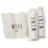 EKOLOJEE Wine Bag Set Of 3, Organic Reusable Wine Carrier Bag | Wine Bottle Carrier Tote Bag, Best Canvas Wine Bag For Travel 1 EKOLOJEE Wine Bag Set Of 3, Organic Reusable Wine Carrier Bag | Wine Bottle Carrier Tote Bag, Best Canvas Wine Bag For Travel -Wilton Shop 31U312GX1pL