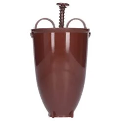 Donut Maker, 2Pcs DIY Donut Mold Mini Donut Makers Manual Donut Maker Dispenser Doughnut Cake Maker Mold Doughnut Maker Tool(Brown)