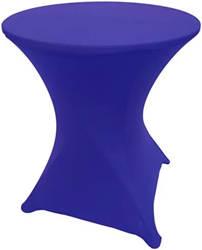 Turquoise 32 Inch Round X 43 Inch Tall Spandex Cocktail Tablecloth Folding Cover Stretch 14 Turquoise 32 Inch Round X 43 Inch Tall Spandex Cocktail Tablecloth Folding Cover Stretch - Image 12