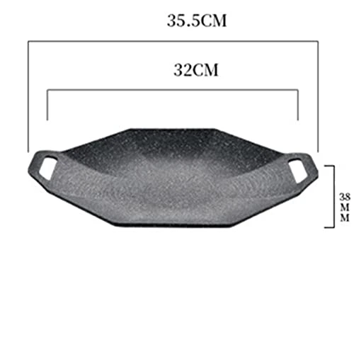 DEPILA Glass Cooking Pot Baking Plate Household Induction Cooker Barbecue Plate Commercial Non-stick Pot Cassette Furnace Outdoor Teppanyaki Soup Pot 5 DEPILA Glass Cooking Pot Baking Plate Household Induction Cooker Barbecue Plate Commercial Non-stick Pot Cassette Furnace Outdoor Teppanyaki Soup Pot - Image 3