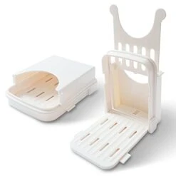 Bread Slicer For Homemade Bread, Plastic Bread Slicer Machine And Compact Bread Slicing Guide 4 Sizes Bread Loaf Slicer Thin Bread Cutter, Foldable And Manual Bread Slicer For Kitchen -Wilton Shop 31Ut9f1CvVL