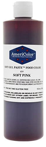 SOFT PINK 13.5 Ounce Soft Gel Paste Food Color