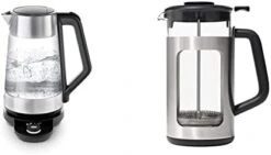 OXO Brew Adjustable Temperature Kettle, Electric, Clear & Brew Single Serve Pour-Over Coffee Maker -Wilton Shop 31VUbfuDYWL. AC