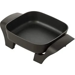 8-Inch Nonstick Electric Skillet - SK46 With Glass Lid, One Size, Black -Wilton Shop 31VWyKKZtLL