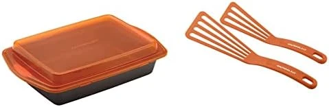 Nonstick Bakeware, Rectangle - 9 Inch X 13 Inch, Gray & Yum -o Nonstick Bakeware 12-Cup Muffin Tin With Grips / Nonstick 12-Cup Cupcake Tin With Grips - 12 Cup, Gray 10 Nonstick Bakeware, Rectangle - 9 Inch X 13 Inch, Gray & Yum -o Nonstick Bakeware 12-Cup Muffin Tin With Grips / Nonstick 12-Cup Cupcake Tin With Grips - 12 Cup, Gray - Image 8