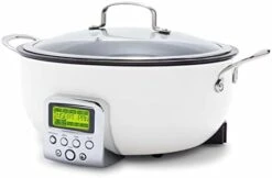 Greenpan Elite Essential Smart Electric 6QT Skillet Pot, Presets To Sear Saute Stir-Fry And Cook Rice, Healthy Ceramic Nonstick And Dishwasher Safe Parts, Easy-to-use LED Display, Ponderosa Pine 24 Greenpan Elite Essential Smart Electric 6QT Skillet Pot, Presets To Sear Saute Stir-Fry And Cook Rice, Healthy Ceramic Nonstick And Dishwasher Safe Parts, Easy-to-use LED Display, Ponderosa Pine -Wilton Shop 31VXVInLOaL. AC