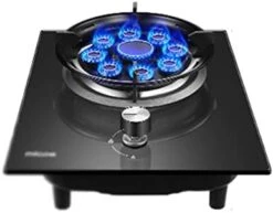 Camping Gas Stoves, Tempered Glass Cooktop Burner, Desktop And Recessed Installation Suitable For Kitchen And Outdoor Picnic (Size : LPG) -Wilton Shop 31VvNgLObVL. AC