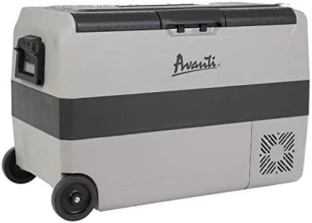 Avanti PDR50L34G Cooler Portable Refrigerator And Freezer With 50 Liter Capacity, Adjustable Zone Separation, Easy-Pull Rolling Design, LED Lights, AC/DC, 50-Liter, Grey 10 Avanti PDR50L34G Cooler Portable Refrigerator And Freezer With 50 Liter Capacity, Adjustable Zone Separation, Easy-Pull Rolling Design, LED Lights, AC/DC, 50-Liter, Grey - Image 8