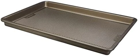 Cook Aluminized Steel, Diamond-Infused Non-Stick Coated Textured Bakeware, Loaf Pan, Champagne Pewter 14 Cook Aluminized Steel, Diamond-Infused Non-Stick Coated Textured Bakeware, Loaf Pan, Champagne Pewter - Image 12
