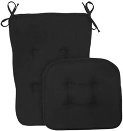 Embrace Rocking Chair Cushions For Living Room, Nursery, Or Home Office, Tufted And Non-Slip Pads, 2 Piece Set, Seat 16"x15" And SeatBack 24"x17", Blue -Wilton Shop 31WVHB7PXjL. AC